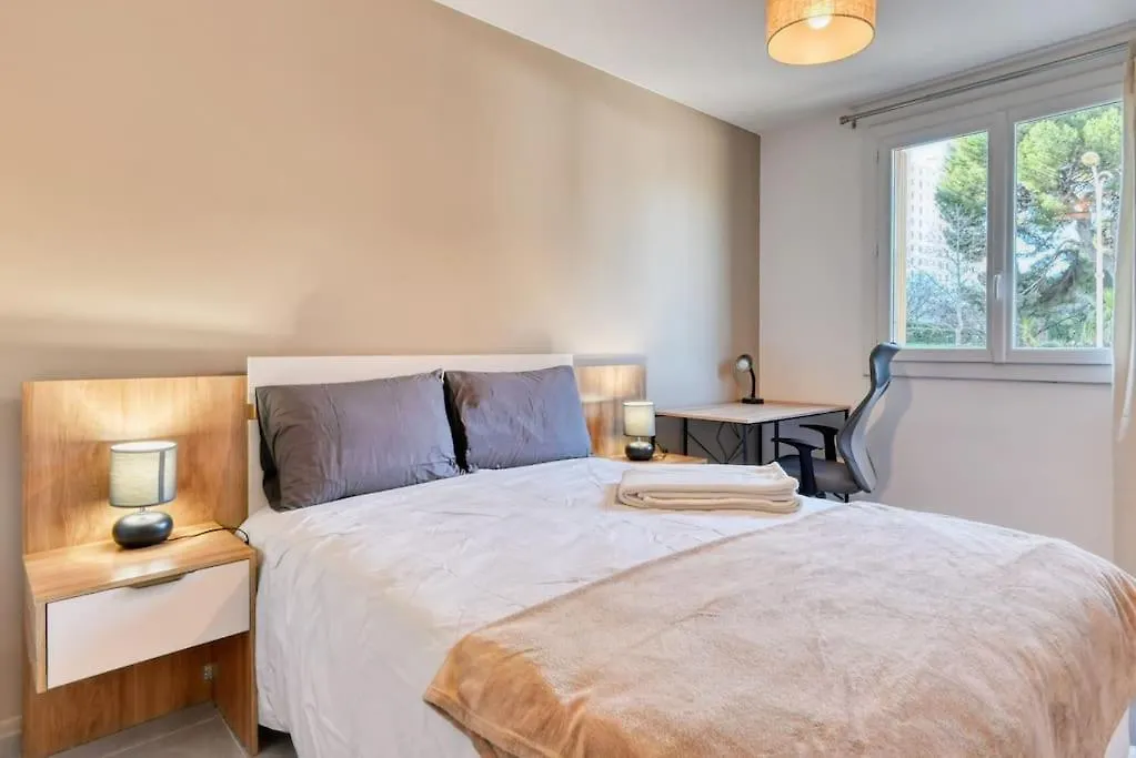 마르세유 Belle Vue - T5 Renove Avec Balcon Et Parking 아파트