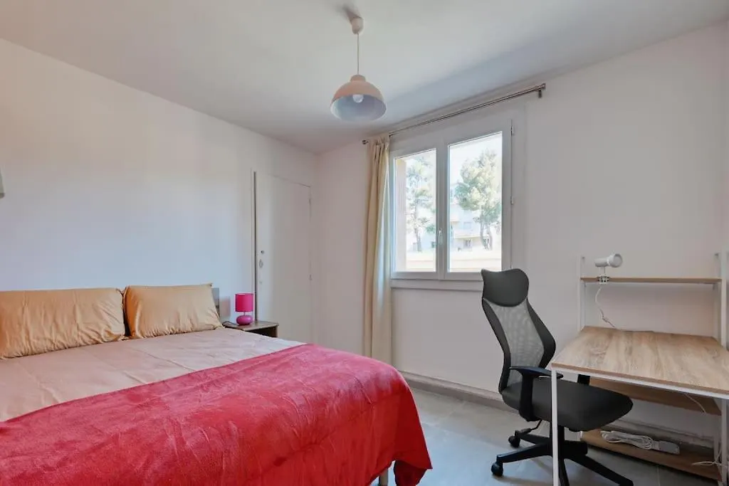 마르세유 Belle Vue - T5 Renove Avec Balcon Et Parking 아파트